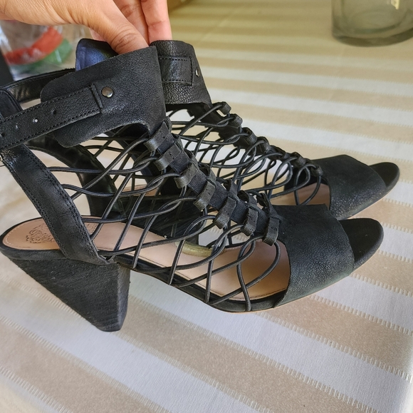 Vince Camuto Evel Heeled Sandals Size 8.5 - Picture 4 of 7